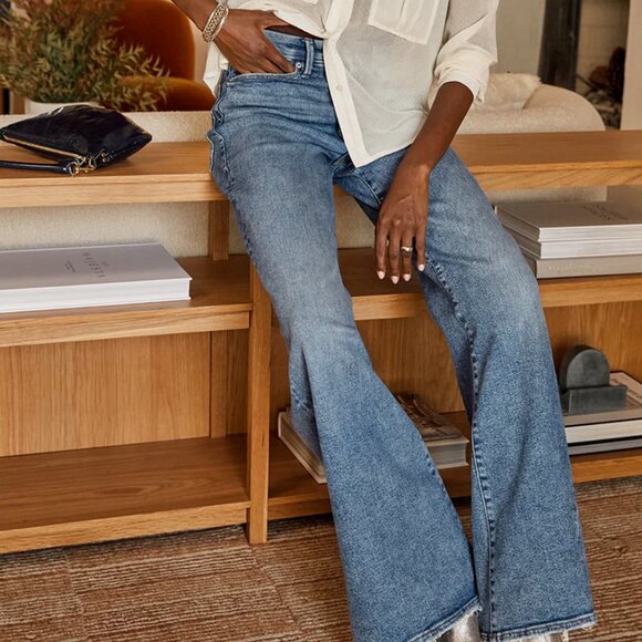 Good America Good Waist Palazzo Jeans - Picture 2 of 13